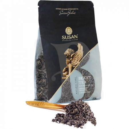 Чай Susan "Buket Tea", черный листовой, с добавками, 100 гр