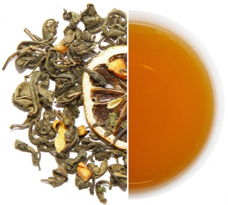 Чай Tea.Love "Hot Mojito", зеленый листовой с добавками, 180 гр