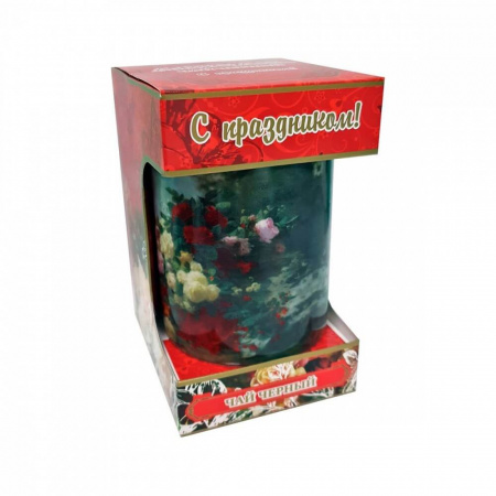 Чай Abigail "С Праздником", черный крупнолистовой, в фарфоровой кружке, 50 гр