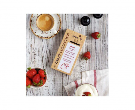 Кофе в капсулах Strawberry cream, 10 шт., Singlecup