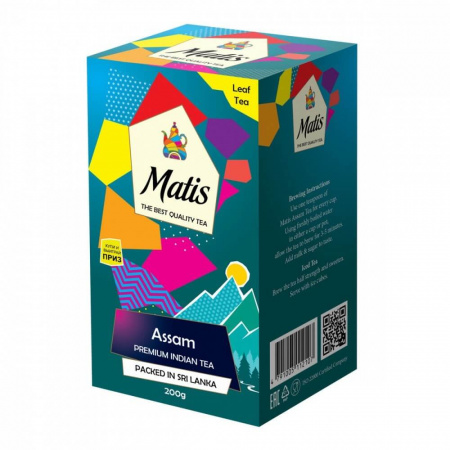 Чай Matis "Ассам", черный листовой, 200 гр