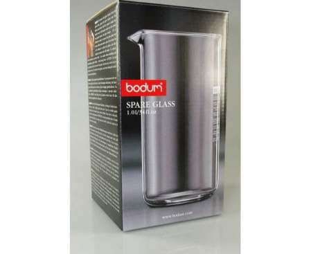 Колба для кофейников, 1 л, прозрачная, стекло, Bodum