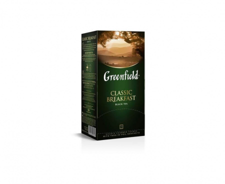 Чай черный Classic Breakfast, 25 пакетиков, Greenfield