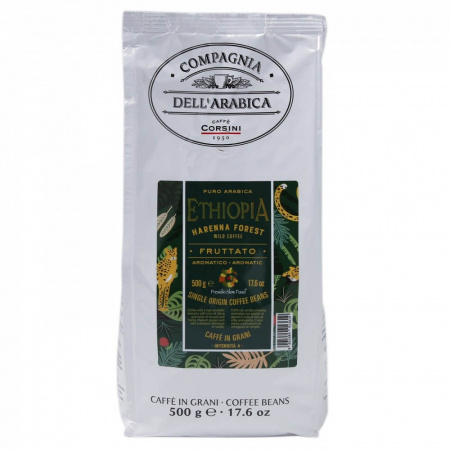 Кофе Compagnia Dell`arabica "Ethiopia Harenna Forest Wild", в зёрнах, 500 гр