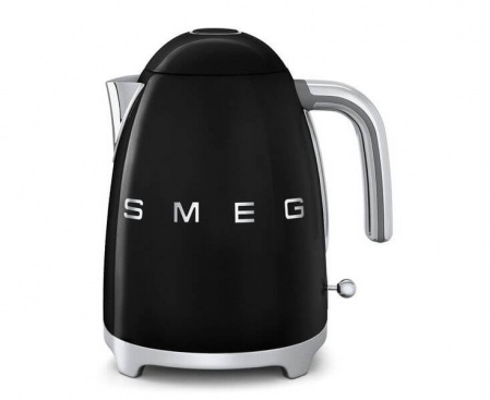 Чайник KLF01BLEU, 1.7 л, черный, нержавеющая сталь, серия Стиль 50-х г.г., Smeg
