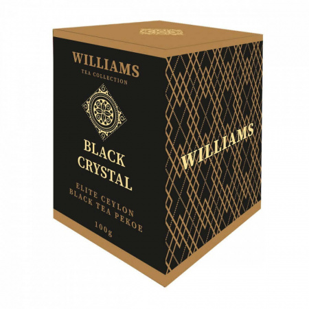 Чай Williams "Black Crystal", черный цейлонский Pekoe, 100 гр