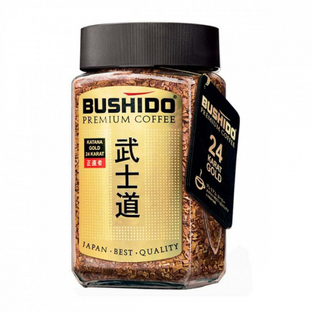 Кофе Bushido "Katana Gold", растворимый, 100 г
