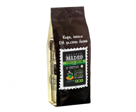 Кофе в зернах Эспрессо Классик, 500 г, Madeo