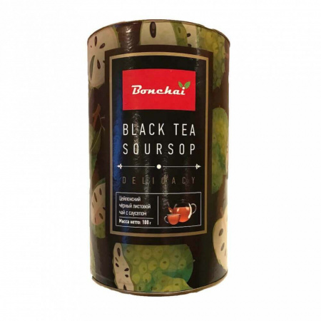 Чай Bonchai "Черный Pekoe с саусепом", листовой, 100 гр