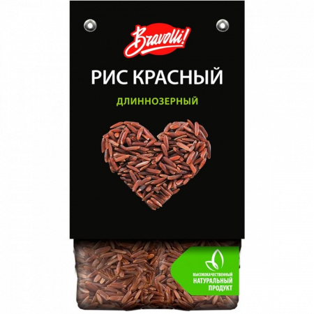 Рис Bravolli "Красный длиннозерный", 350 гр