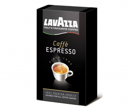 Молотый кофе Caffe Espresso, 250 г, Lavazza