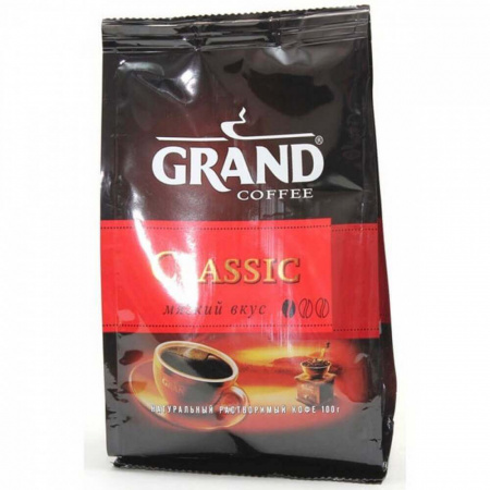 Кофе Grand "Classic", растворимый, 100 гр
