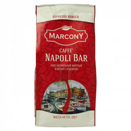 Кофе Marcony "Espresso Napoli Bar", в зёрнах, 250 гр
