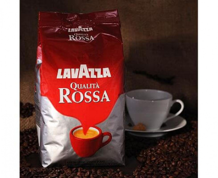Кофе в зернах Rossa, 1 кг, Lavazza
