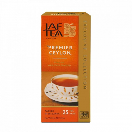 Чай Jaf Tea "Premier Ceylon", черный, 25 пакетиков
