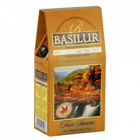 Чай Basilur "Времена года - Осенний", чёрный с добавками, 100 гр