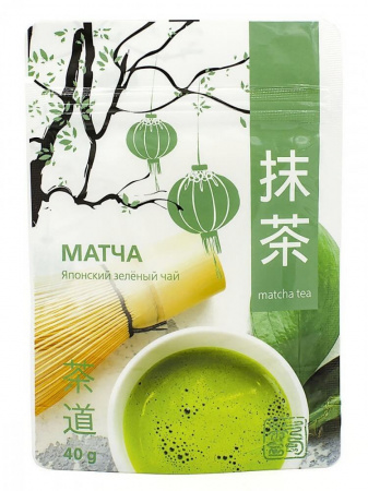 Чай 101 ЧАЙ "Матча", японский зеленый, 40 гр