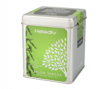 Чай зеленый TIN CEYLON SENCHA, 80 г, Heladiv