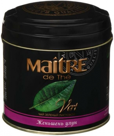 Чай Maitre "Женьшень Улун", листовой с добавками, 150 гр