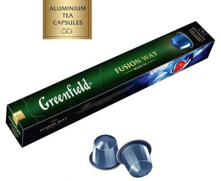 Капсулы для кофемашин Greenfield Fusion Way, 10 шт. по 2,5 г