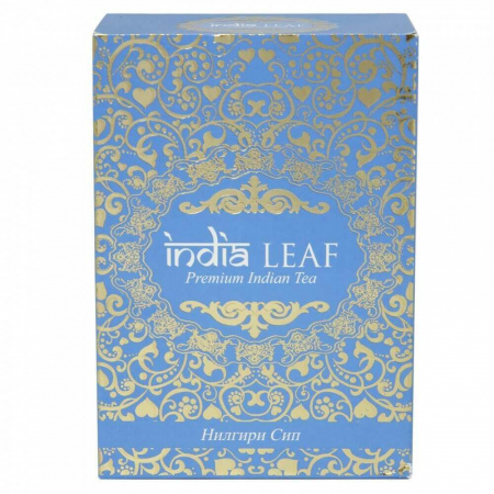 Чай India leaf "Нилгири сип", черный крупнолистовой, 100 гр