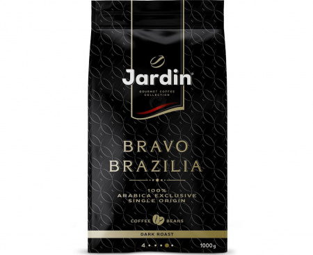 Кофе в зернах Bravo Brazilia, 1 кг, Jardin