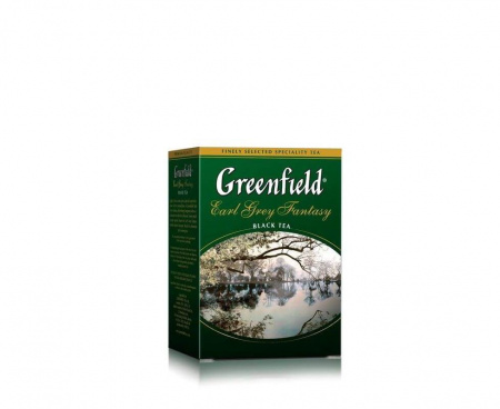 Чай черный Earl Grey Fantasy с бергамотом, 100 г, Greenfield