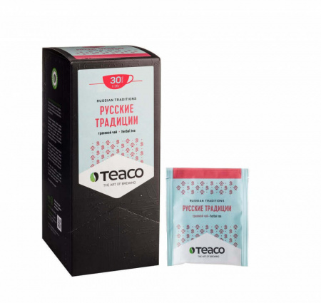 Чай Teaco "Русские традиции", травяной, 30 пакетиков