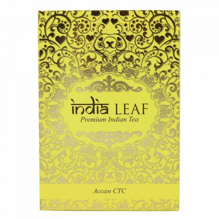 Чай India leaf "Ассам  стс", черный гранулированный, 100 гр