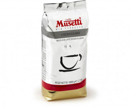 Кофе в зернах Cremissimo, 1 кг, Musetti