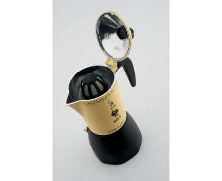 Гейзерная кофеварка Orzo Express Gialla, 2328/MR, на 2 чашки, Bialetti