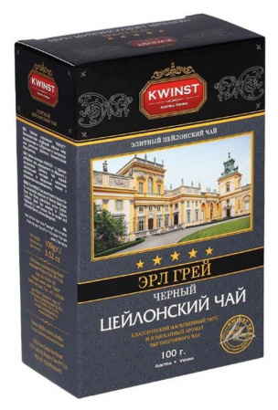 Чай Kwinst "Эрл Грей", черный, 100 гр