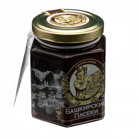 Мёд Башкирские Пасеки "Гречишный", Сотка 250 гр