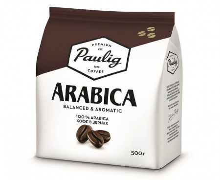 Кофе в зернах Arabica, 500 г, Paulig