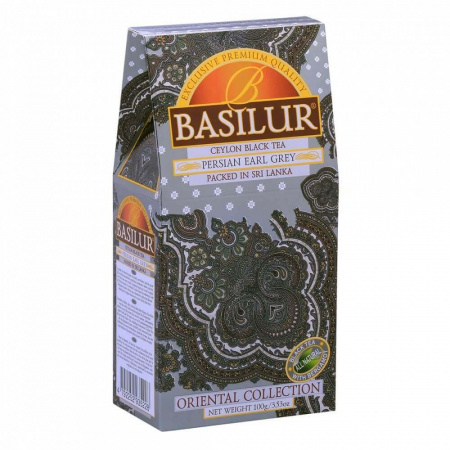 Чай Basilur "Persian Earl Grey", черный листовой с добавками, 100 гр
