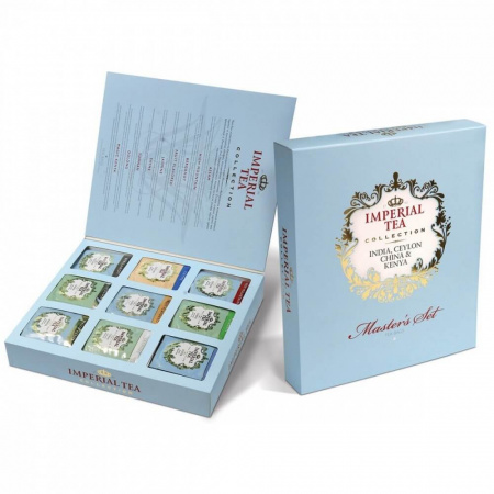 Чай Imperial Tea Collection "Master's Jet", ассорти", 9 видов, 90 сашетов