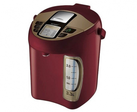 Термопот TP3310PD/DC, 3.3 л, темная вишня, пластик/нержавеющая сталь, Oursson