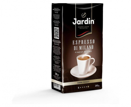Кофе молотый Espresso di Milano, вакуумный пакет 250 г, Jardin