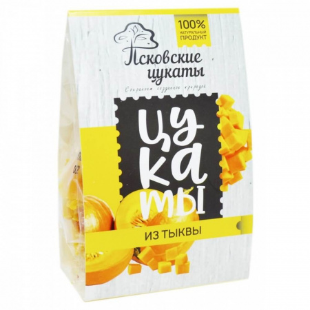 Псковские цукаты "Из тыквы", 80 гр