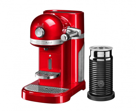 Кофеварка капсульная Artisan Nespresso и Aeroccino, красная, 5KES0504EER, KitchenAid