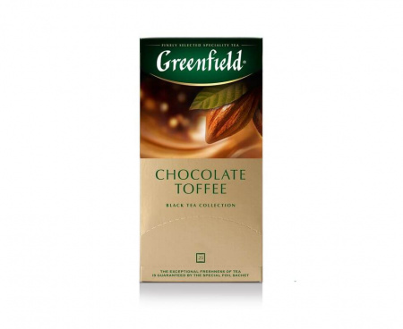 Чай черный Chocolate Toffee, 25 пакетиков, Greenfield