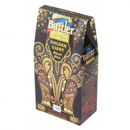 Чай Battler "Black Star", черный листовой FBOP, 100 гр