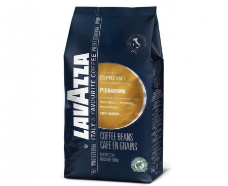 Кофе в зернах Pienaroma, пакет 1 кг, Lavazza