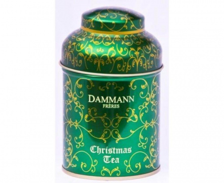 Чай зеленый "Рождественский", жестяная банка 100 г, Dammann