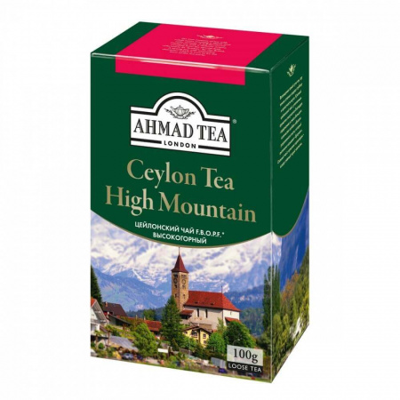 Чай Ahmad "Ceylon Tea High Mountain", черный листовой, 100 гр