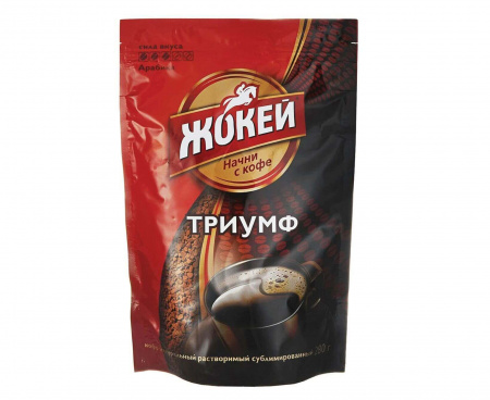 Кофе растворимый Триумф, пакет 280 г, Жокей