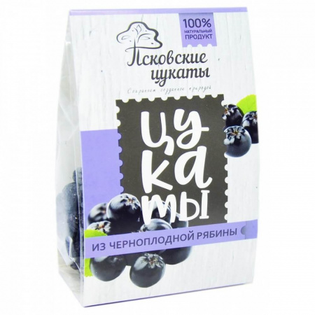 Псковские цукаты "Из черноплодной рябины", 90 гр