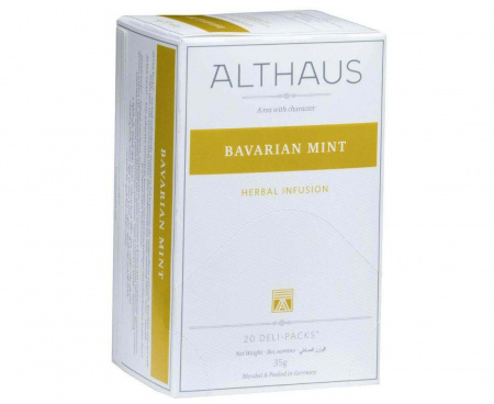 Чай травяной Bavarian Mint (Баварская Мята), 20 пак., Althaus