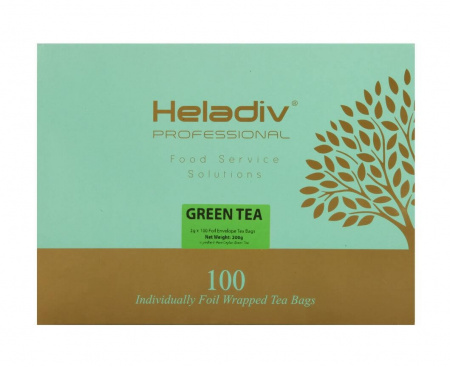 Чай зеленый Professional Line, 100 пакетиков, Heladiv