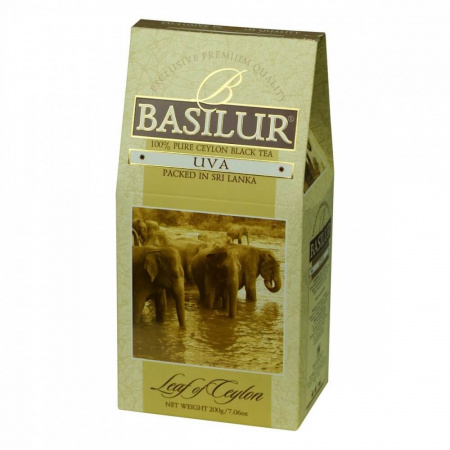 Чай Basilur "Лист цейлона - Ува", черный листовой, 200 гр